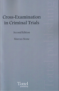 Cover of Cross-Examination in Criminal Trials