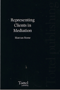Cover of Representing Clients in Mediation