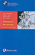 Cover of Statutory Nuisance Law and Practice