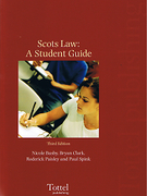 Cover of Scots Law: A Student Guide
