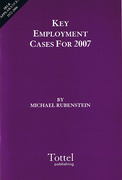 Cover of Key Employment Cases for 2007
