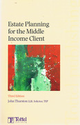 Cover of Estate Planning for the Middle Income Client
