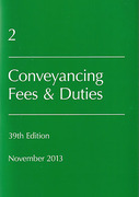 Cover of Lawyers Costs & Fees: Conveyancing Fees & Duties