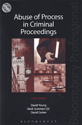 Cover of Abuse of Process in Criminal Proceedings