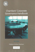 Cover of Chambers' Corporate Governance Handbook
