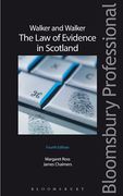 Cover of Walker and Walker: Law of Evidence in Scotland
