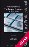 Cover of Walker and Walker: Law of Evidence in Scotland (eBook)