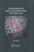 Cover of Cornerstone on Anti-Social Behaviour: The New Law