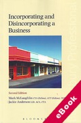 Cover of Incorporating and Disincorporating a Business (eBook)