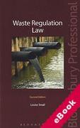 Cover of Waste Regulation Law (eBook)