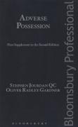 Cover of Adverse Possession 2nd ed: 1st Supplement