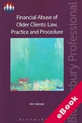 Cover of Financial Abuse of Older Clients: Law, Practice and Prevention (eBook)