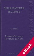 Cover of Shareholder Actions (eBook)