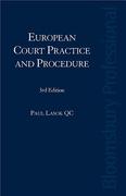 Cover of Lasok's European Court Practice and Procedure