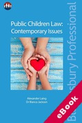 Cover of Public Children Law: Contemporary Issues (eBook)