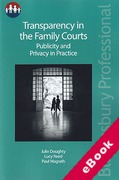 Cover of Transparency in the Family Courts: Publicity and Privacy in Practice (eBook)