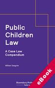 Cover of Public Children Law: A Case Law Compendium (eBook)
