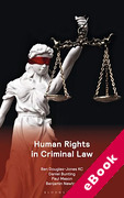 Cover of Human Rights in Criminal Law (eBook)