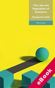 Cover of The Law and Regulation of Solicitors: Management Skills (eBook)