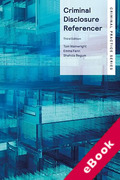 Cover of Criminal Disclosure Referencer (eBook)