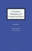 Cover of A-Z Guide to Boilerplate and Commercial Clauses