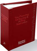 Cover of Tax Planning for Buying and Selling Businesses Looseleaf