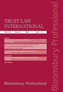 Cover of Trust Law International: Subscription