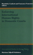 Cover of Enforcing International Human Rights in Domestic Courts