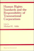 Cover of Human Rights Standards and the Responsibility of Transnational Corporations