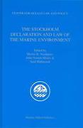 Cover of The Stockholm Declaration and Law of the Marine Environment