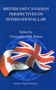 Cover of British and Canadian Perspectives on International Law