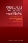 Cover of Article 33 of the UN Convention on the Rights of Persons with Disabilities: National Structures for the Implementation and Monitoring of the Convention