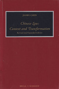 Cover of Chinese Law: Context and Transformation