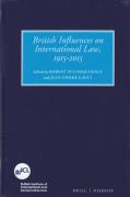 Cover of British Influences on International Law, 1915-2015