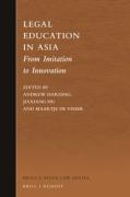 Cover of Legal Education in Asia: From Imitation to Innovation