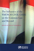 Cover of The Influence of the French Civil Code on the Common Law and Beyond