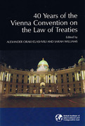 Cover of 40 Years of the Vienna Convention on the Law of Treaties