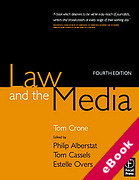 Cover of Law and the Media (eBook)