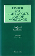 Cover of Fisher and Lightwood's Law of Mortgage 10th ed