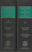 Cover of Rayden and Jackson's Law and Practice in Divorce and Family Matters 15th ed