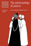 Cover of The Anthropology of Justice: Law as Culture in Islamic Society