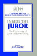 Cover of Inside the Juror: The Psychology of Juror Decision Making