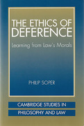 Cover of The Ethics of Difference: Learning from Law's Morals