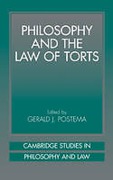 Cover of Philosophy and the Law of Torts
