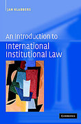 Cover of An Introduction to International Institutional Law