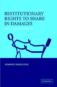 Cover of Restitutionary Rights to Share in Damages: Carers' Claims in Common Law