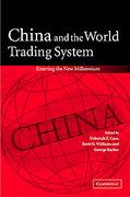 Cover of China and the World Trading System