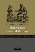 Cover of Shakespeare, Law and Marriage
