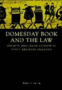 Cover of Domesday Book and the Law