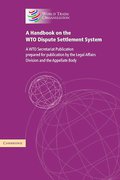 Cover of A Handbook on the WTO Dispute Settlement System